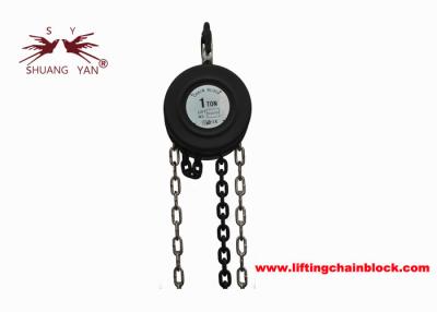 China Q235 Round Manual Chain Block Portable Hand Lifting Device 1 Ton for sale