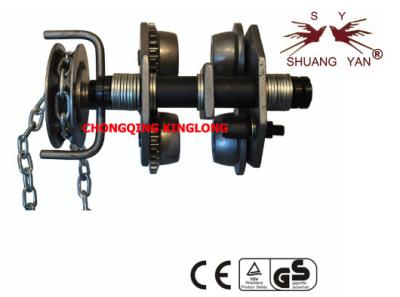 China 3M 0.5T adaptó la cadena de elevación de la mano de la carretilla del haz de la viga galvanizada en venta