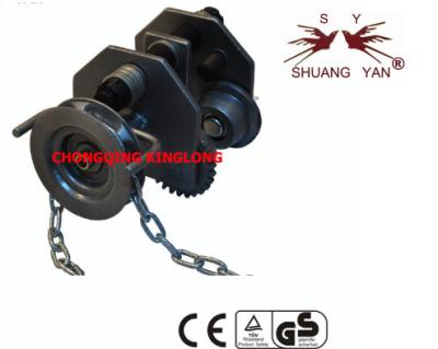 Chine La tonne adaptée actionnée 3M Hand Chain White du chariot 2 à poutre a galvanisé à vendre