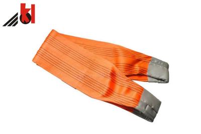 China Polyester Eye Lifting Webbing Sling Belt 1 - 10 Ton Safety Factor 5:1 / 6:1 / 7:1 for sale