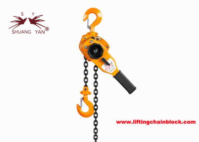 China 3 Ton Single-Chain-Fall Lever Chain Hoist With Safety Brake And 360 Degree Swivel Hooks en venta