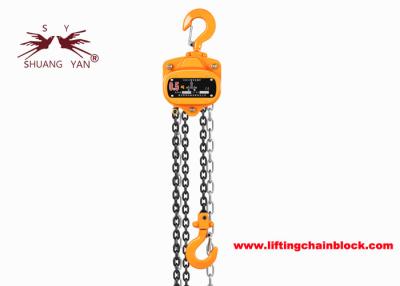 China 1000kg Vital Type Manual Chain Block 6mmHigh Performance Smooth Chain Pulling for sale