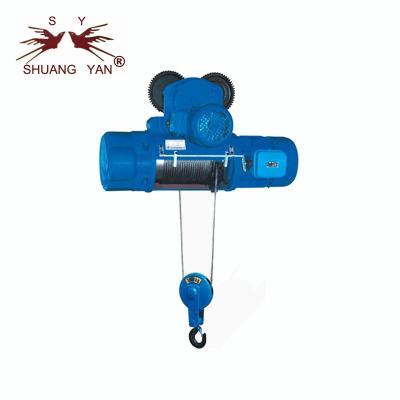 China Single Speed Travelling Electric Wire Rope Hoist Advanced Mechanical Design for sale