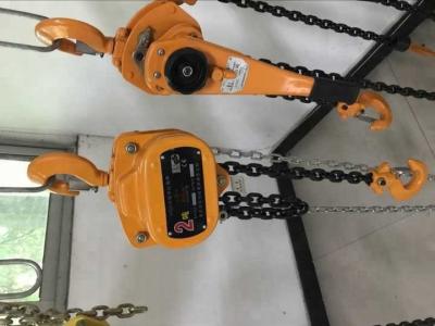 China CE GS Lifting Load Chain Block Hoist Orange Color Trolley Attached Non Rust VITAL Japan Type for sale