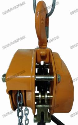 China Small Chain Hoist Trolley Portable Safe Long Lifespan Double Enclosure for sale