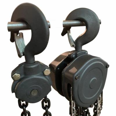 China Small Hoist Chain Block , Electric Chain Lift 0.5-30 Ton Black Color Material Lifting Applied for sale