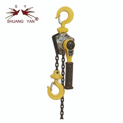 China Bloque de cadena de la mini palanca, superficie ennegrecida GS de cadena del CE del bloque de polea en venta