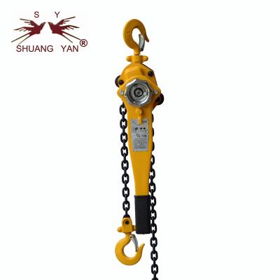 China 5 Ton Manual Lever Chain Hoist Pulley Mini Size International Standard for sale