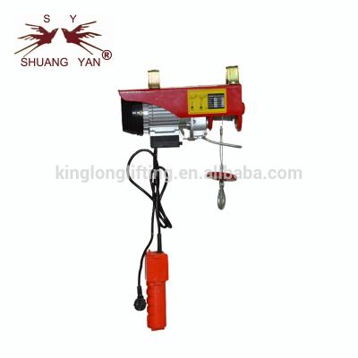 China 100kg 200kg 300kg Electric Wire Rope Hoist Low Power Consumption for sale