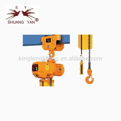 China Hard Electric Chain Hoist , Electric Winch Hoist Hot Forged Structure  Remote Control for sale