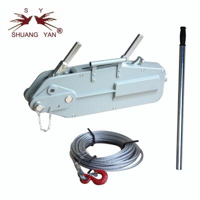 China Double Sealed Wire Rope Winch Zinc Coated Steel Material Corrosion Resistance for sale