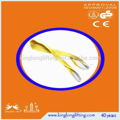 China Flat Lifting Chain Slings , Round Lifting Slings 5:1 For Stone Marble Glass for sale