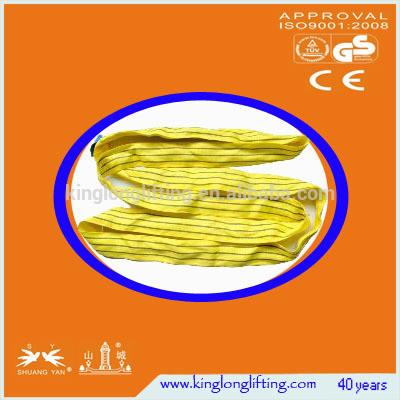 China Ojo plano de Lifiting de la carga de Capcacity de alambre de la cuerda de la longitud grande de la honda el 1-100m en venta