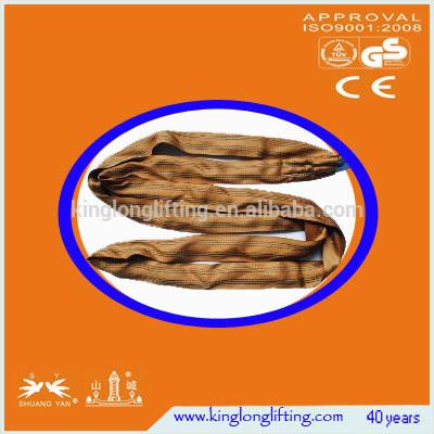 Cina Imbracature di sollevamento di nylon di 6 tonnellate, tessitura di sollevamento resistente delle catene per il magazzino in vendita