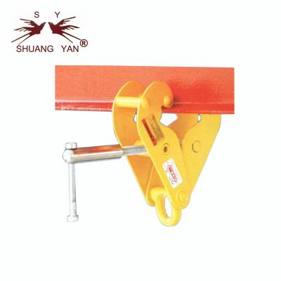 China 4KG Crane I Beam Clamps For Lifting Galvanized Flange Clamp for workshop for sale