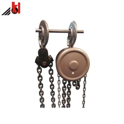 China Industry Use Outdoor 3m Manual Chain Block Hoist 5 Ton for sale
