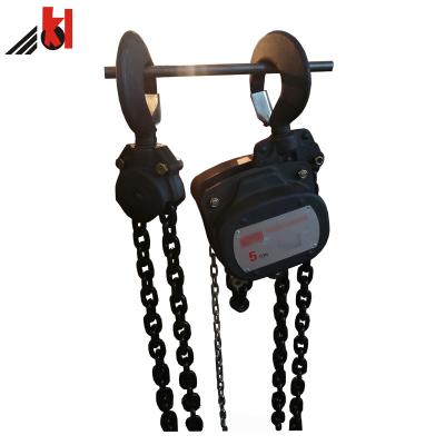 China Building Steel 3T Fixed Overload Chain Block Hoist for sale