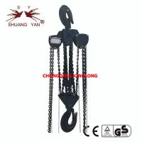China 30T Warehouse Lifting Hoist Hand Operated Carrying Chain Pulley Block for sale