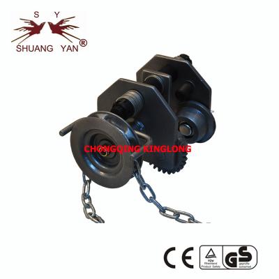 China 2 toneladas 3M Hand Chain Operated adaptaron la carretilla de la viga en venta