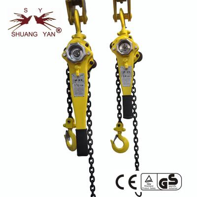 China alzamiento de cadena 0,75 Ton Eco Friendly de la palanca del 1.5M Lifting HSHX G80 en venta