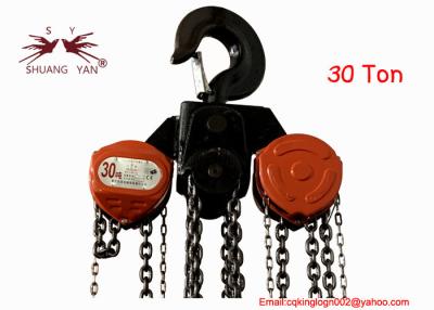 China 30T G80 10mm Heavy Lifting Manual Chain Hoist For Construction for sale