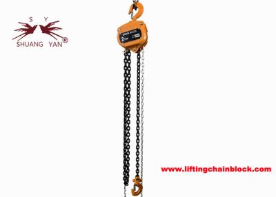 China Grade 80 Alloy Steel Chain Hand Lifting Equipment Hoist 2000kg With 4：1 Safety for sale