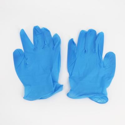 China Blue Hospital Examination Surgery Vinyl Hand Gloves for sale