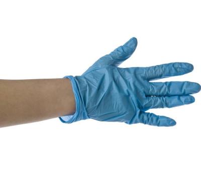 China 100pcs Medical Nitrile Anti Static 0.7mm Disposable Gloves for sale
