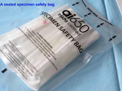 China FDA Safety Biohazard Transport Disposal Bags Ziplock Sealed for sale