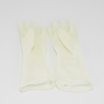 China White Sterile Surgical ISO9001 Disposable Latex Gloves for sale