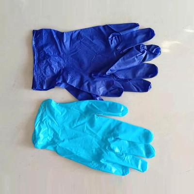 China Single Use 100p/Box FDA Examination  Nitrile Vinyl Blend Gloves for sale