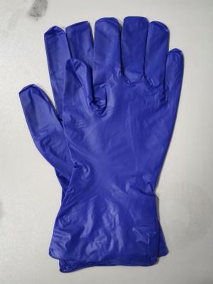China Powder Free 0.08mm Nitrile Vinyl Synthetic Exam Gloves With Softness for sale