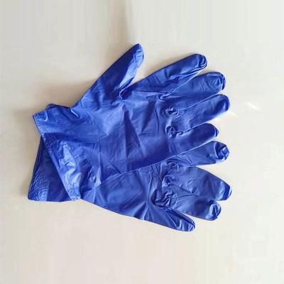 China Harmless Multisize 	Powder Free Blue Nitrile Vinyl Blend Gloves for sale