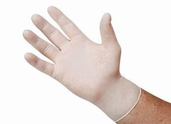 China Beaded Cuff Stretchy Disposable Latex Gloves Small XL For Hospital for sale