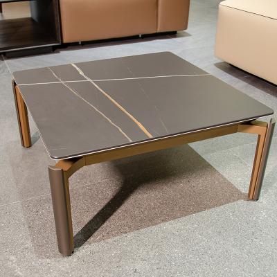 China Rock Plate Marble Extendable Dining Table Rectangular Square OEM for sale