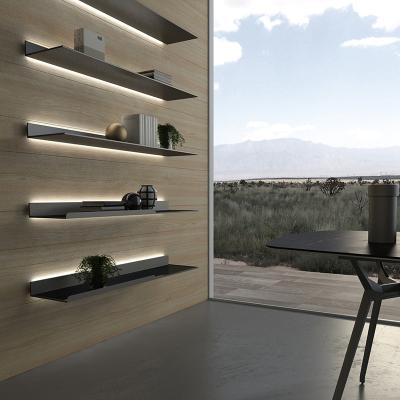China Eco Friendly Aluminium Home Furniture Wall Mountable Shelves For Living Room for sale