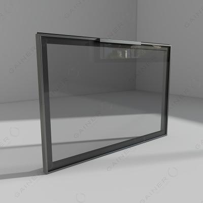 China Customized Glass Door Aluminium Modular Kitchen Wall Cabinets 300mm for sale