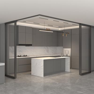 Китай 3 мм шкаф кухня Алюминиевые внутренние раздвижные двери закаленное стекло продается