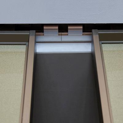 China Op maat gemaakte slimlijn interne schuifdeuren Stacker aluminium profiel Te koop