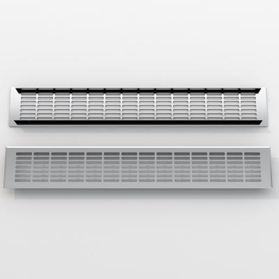 China Cubierta de parrillas rectangulares de aleación de aluminio Cubierta de ventilación de cocina fresca en venta