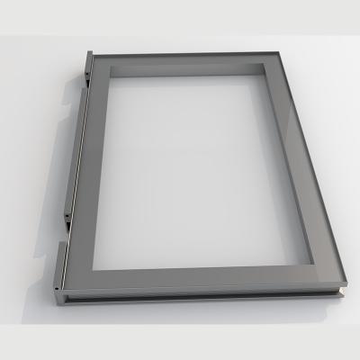 China Display Stand Kitchen Cabinet door Aluminium Edge Door Frame Extrusion Profile Supplier zu verkaufen