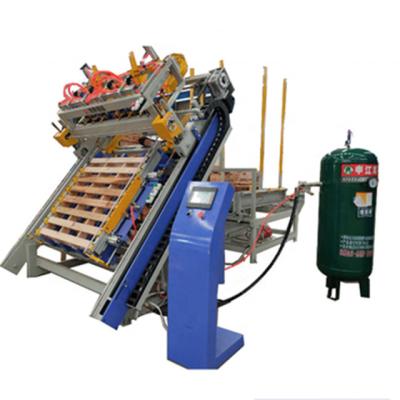 China New Design Wooden Tray Nailing Machine Wood Pallet Making Machine for sale