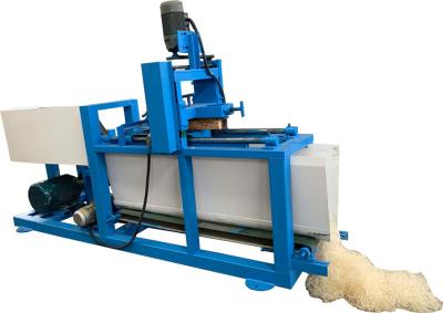 China Rope Used Excelsior Wood Wool Machine Animal Bedding Shaving Equipment for sale