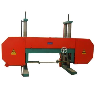 China Grande máquina de corte de madeira automática da serração do moinho MJ2500 da serra de fita à venda