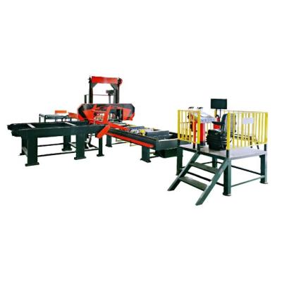 China 4500mm Length Portable Sawmill Bandsaw Horizontal Wood Saw Automatic for sale