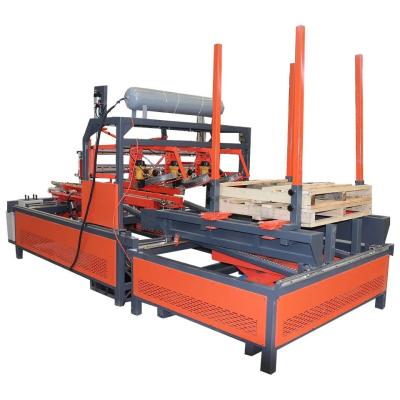 China Semi Automatic Pallet Nailing Machine, nailing machine for wooden pallet, machine to nail the pallet for sale