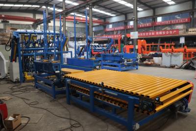 China Automatic American Stringer European Wooden Pallets Nailing Making Machine for sale