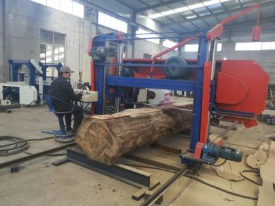 China Madeira da serração da faixa do log a grande viu a máquina resistente da serração para a madeira dura à venda