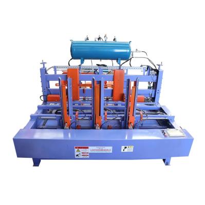 China Wood Block Pallet Automatic Nailing Machine EPAL Pallet Feet Connection Nailer for sale