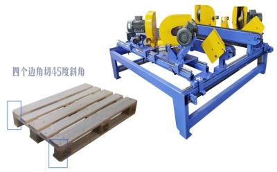 Китай Wood pallet machine pallet corner cutting machine,European wooden pallet machine Pallet angle cutting machine продается
